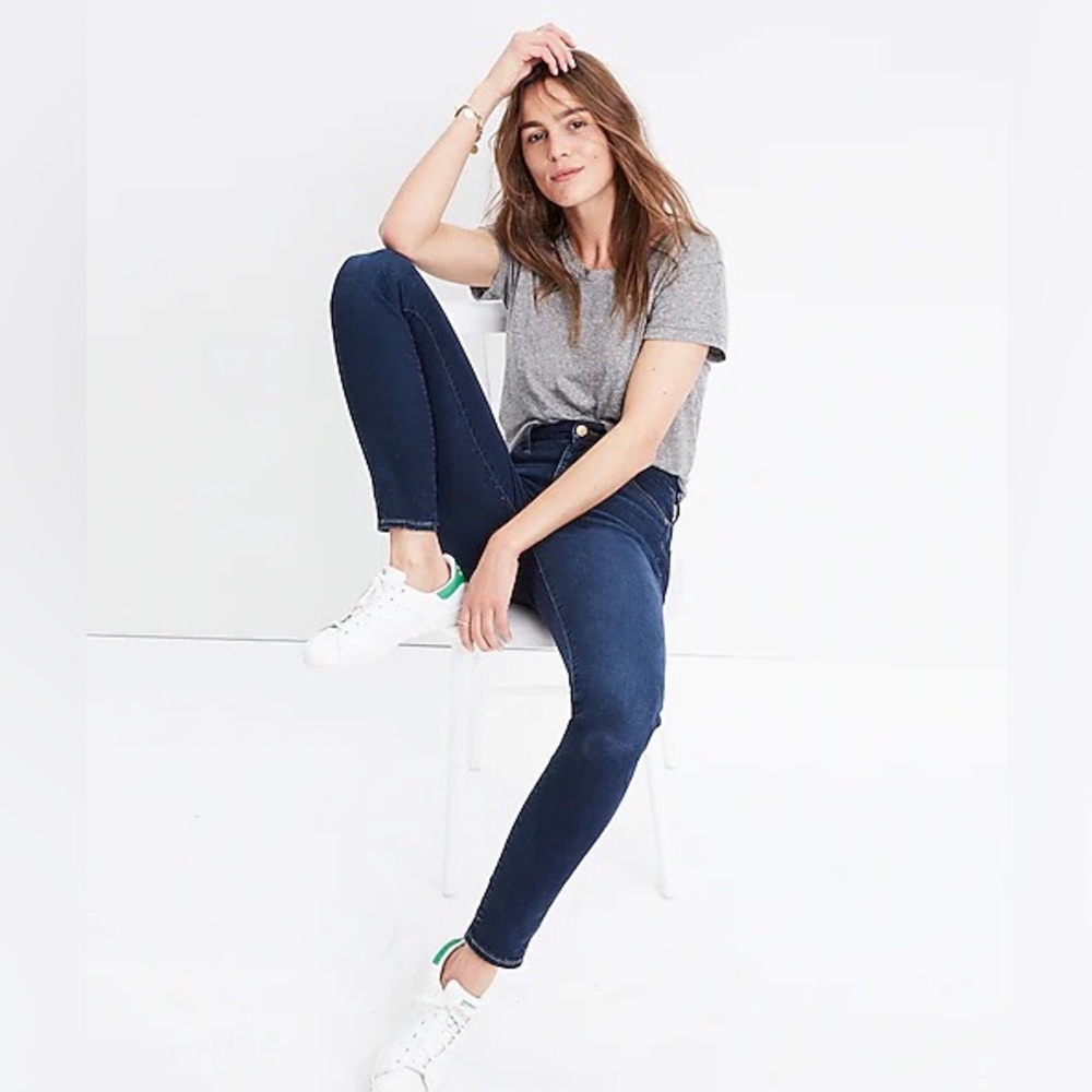 MADEWELL 10” high rise skinny .